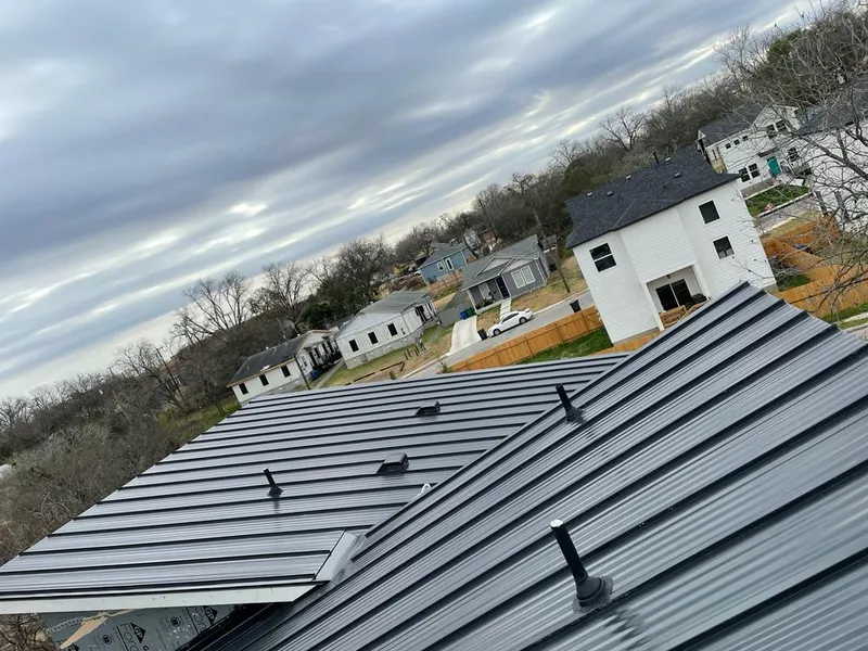 Standing seam metal roof panels with vents for Skylight Repair in Raritan